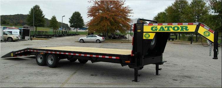 Gooseneck flat bed trailer for sale14k  Grayson County, Kentucky